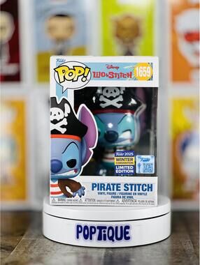 Lilo & Stitch Pirate Stitch Funko Pop! #1659 - Winter Con 2025